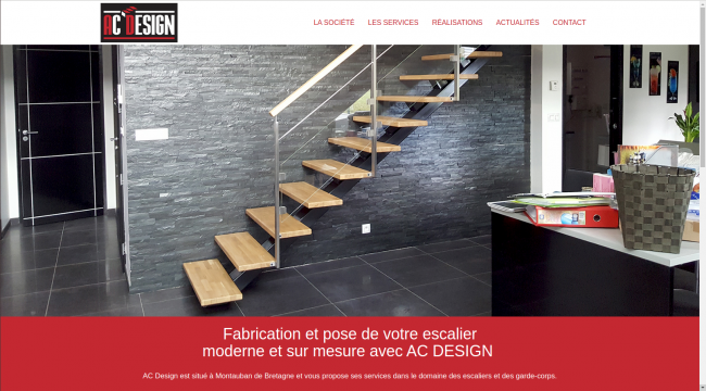 lancement du nouveau site d'AC-DESIGN